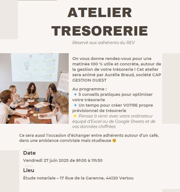 Atelier Trésorerie